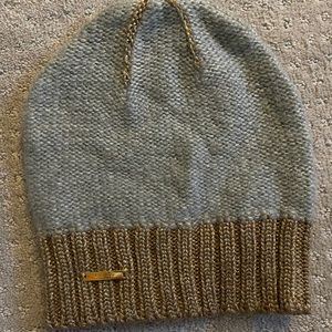 Nordstrom Gold & Silver Beanie